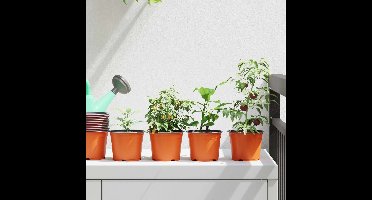 Ronde Bloempot 100 pcs TerracottaØ 15 x 12.5 cm Kunststof