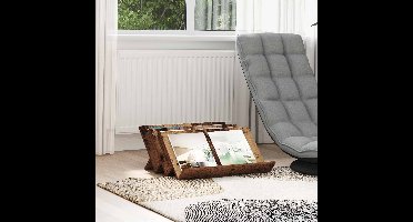Tijdschrift Rek Oudhout 65 x 53 x 28,5 cm Bewerkt hout