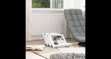 Tijdschrift Rek met plank Wit 53 x 40 x 28,5 cm Bewerkt hout