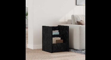 Tijdschrift Rek Zwart Eiken 35 x 35 x 45 cm Bewerkt hout