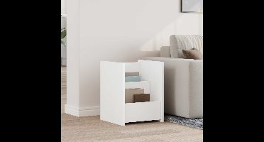 Tijdschrift Rek met plank Wit 35 x 35 x 45 cm Bewerkt hout