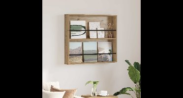 Tijdschrift Rek Artisan Eiken 80 x 12 x 70 cm Bewerkt hout