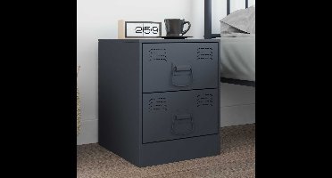 Kast Handvatten 2 pcs Antraciet 85 x 45 mm Metaal