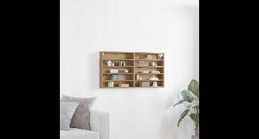 Vitrinekast Artisan Eiken 100 x 8,5 x 50 cm Bewerkt hout