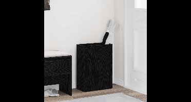 Paraplu Standaard Zwart Eiken 40 x 20 x 55,5 cm Bewerkt hout