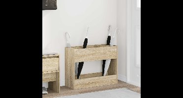 Paraplu Standaard Sonoma Eiken 65 x 24 x 50 cm Bewerkt hout