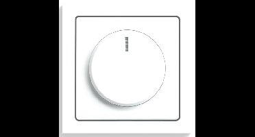 Busch - Jaeger Afdekplaat, knop Future Lineair Wit [5129373]