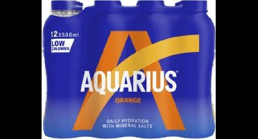 Aquarius Orange Tray 12x500ml