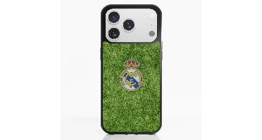 3D Apple iPhone 17 Pro Mobilskal - Real Madrid Officiellt -  Officiellt 3D Mobilskal– Planens Gräsdesign