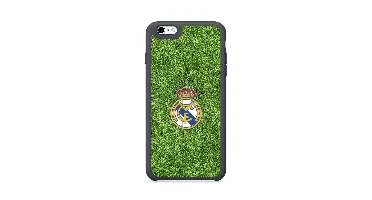 3D Apple iPhone 6/6s Mobilskal - Real Madrid Officiellt -  Officiellt 3D Mobilskal– Planens Gräsdesign