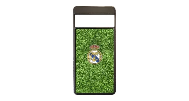 3D Pixel 7 Pro Mobilskal - Real Madrid Officiellt -  Officiellt 3D Mobilskal– Planens Gräsdesign