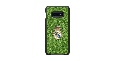 3D Samsung Galaxy S10 E Mobilskal - Real Madrid Officiellt -  Officiellt 3D Mobilskal– Planens Gräsdesign
