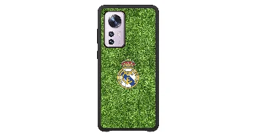 3D Xiaomi 12/12X Global 5G Mobilskal - Real Madrid Officiellt -  Officiellt 3D Mobilskal– Planens Gräsdesign