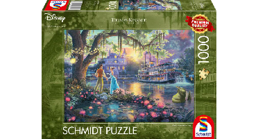 Disney Dreams De prinses en de kikker, 1000 stukjes - Puzzel