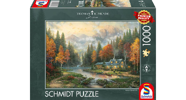 Herfstavond aan het meer, 1000 stukjes - Puzzel