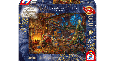 Santa Claus and his elves, 1000 stukjes - Puzzel