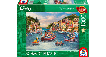 Disney Mickey en Minnie in Italië, 1000 stukjes - Puzzel