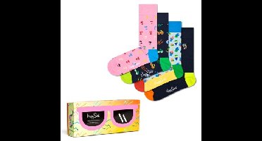 Happy socks 4 stuks Tropical Day Socks Gift Box * Actie *