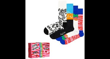 Happy socks 4 stuks WWF Gift Box * Actie *