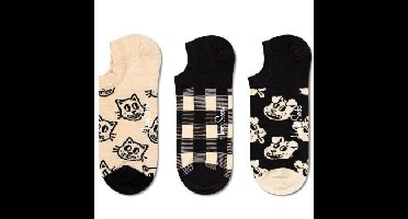 Happy socks 3 stuks Pet No Show Sock * Actie *