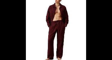 Calvin Klein Flannel Sleep Button Pant Set Male