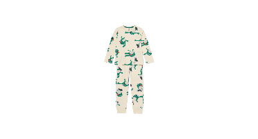 HEMA Kinderpyjama monster gebroken wit (gebroken wit)