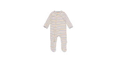 HEMA Newborn meegroeiboxpakje strepen ecru (ecru)