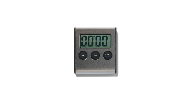 HEMA Kookwekker digitaal magnetisch rvs (zilvergrijs)