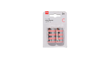 HEMA C alkaline extra power batterijen - 2 stuks