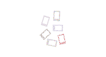 HEMA Magnetische fotoframes confetti - 6 stuks