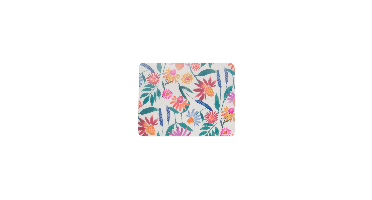 HEMA Placemat kunststof 32x42 wilde bloemen (geel)