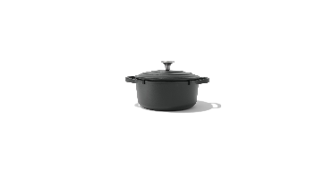 HEMA Braadpan Ø24cm Lyon gietijzer PFAS-vrij (zwart)