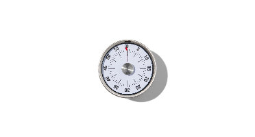 HEMA Kookwekker magnetisch (zilvergrijs)