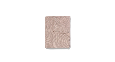HEMA Tafelkleed chambray katoen beige/goud 140x240 (zand)