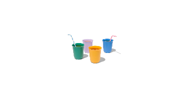 HEMA Kunststof bekers - 4 stuks