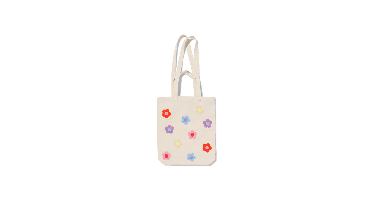 HEMA Canvas tas 42x36cm bloem