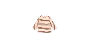 HEMA Baby T-shirt jersey strepen ecru (ecru)