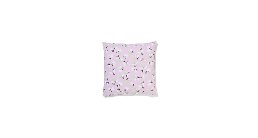 HEMA Kussenhoes 50x50cm katoen bloemen roze (roze)