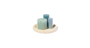 HEMA Kaarsonderzetter ⌀20cm metaal crème (creme)