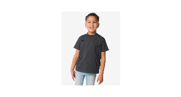 HEMA Takkie kinder T-shirt donkergrijs (donkergrijs)