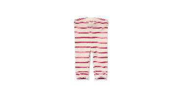 HEMA Baby meegroeilegging rib strepen ecru (ecru)