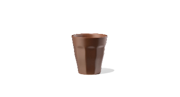 HEMA Mok 250ml Mirabeau aardewerk mat donkerbruin (donkerbruin)