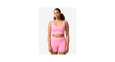 HEMA Sportbh light support zonder beugel roze (roze)