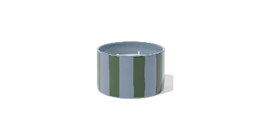 HEMA Geurkaars ⌀11x7cm keramiek sinaasappel-cederhout (groen)