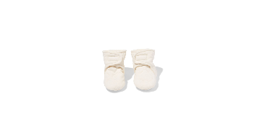 HEMA Newborn sloffen jersey beige (beige)