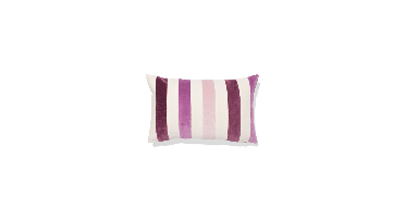 HEMA Kussenhoes 50x30cm velours strepen roze (roze)