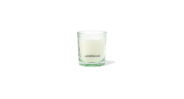 HEMA Geurkaars in glas ⌀7x8cm sandelhout (lichtgroen)