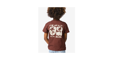 HEMA Kinder T-shirt planten - 2 stuks bruin (bruin)