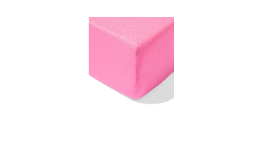 HEMA Hoeslaken 90x200cm zacht katoen felroze (felroze)