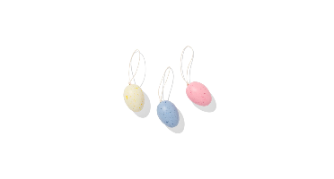 HEMA Paashangers plastic ei - 3 stuks